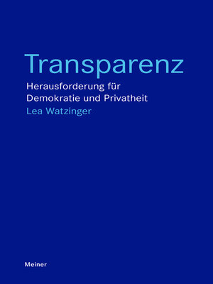 cover image of Transparenz